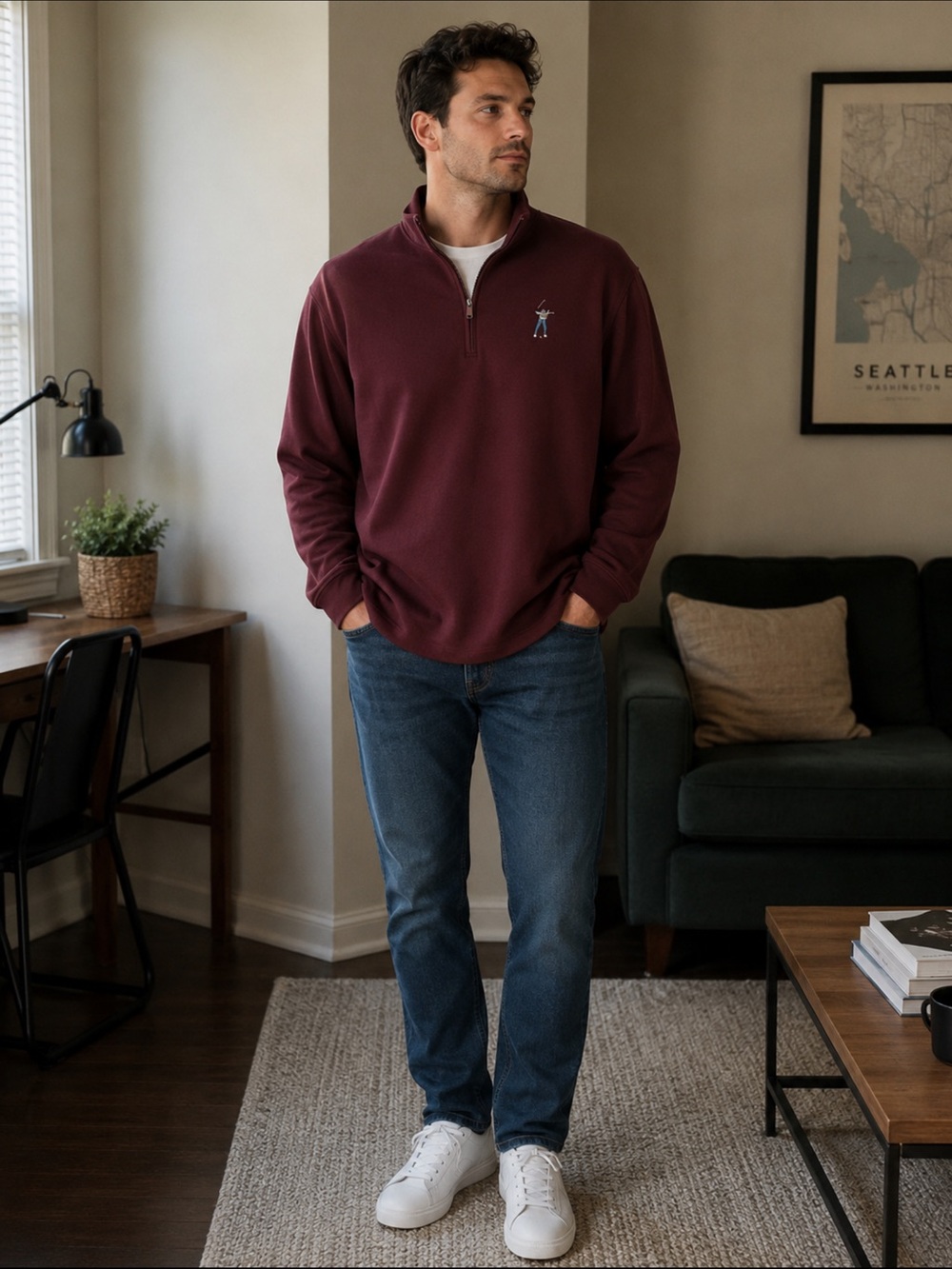 Eastside Golf Signature Quarter-Zip Shirt - Fig